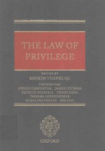 THE LAW OF PRIVILEGE