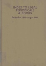 INDEX TO LEGAL PERIODICALS AND BOOKS 36