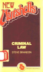 NEW NUTSHELLS CRIMINAL LAW