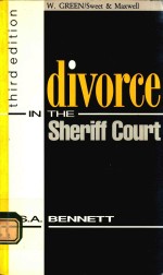 A SHORT GUIDE TO DIVORCE IN THE SHERIFF COURT