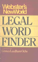 LEGAL WORD FINDER SECOND EDITION