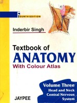 TEXTBOOK OF ANATOMY WITH COLOUR ATLAS VOLUME THREE FOURTH EDITION