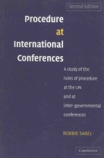 PROCEDURE AT INTERNATIONAL COFERENCES