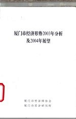 厦门市经济形势2003年分析及2004年展望