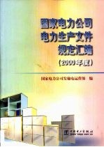 国家电力公司电力生产文件规定汇编 2000年度