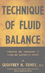 TECHNIQUE OF FLUID BALANCE