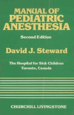 MANUAL OF PEDIATRIC ANESTHESIA SECOND EDITION