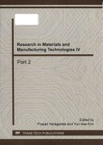 Research in materials and manufacturing technologies IV selected