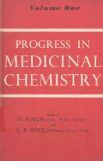 PROGRESS IN MEDICINAL CHEMISTRY VOLUME 1