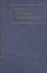 PROGRESS IN CLINICAL PSYCHOLOGY VOLUME III