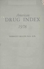 AMERICAN DRUG INDEX 1978