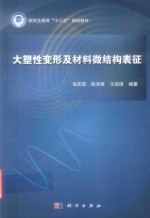 大塑性变形及材料微结构表征