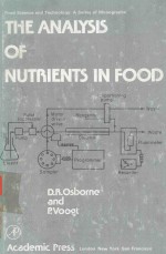 THE ANALYSIS OF NUTRIENTS IN FOODS