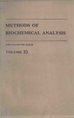 METHODS OF BIOCHEMICAL ANALYSIS VOLUME 25