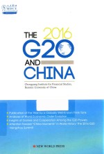 the 2016 g20 and china