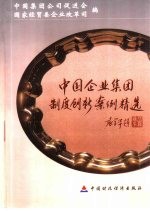 中国企业集团制度创新案例精选