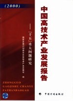 中国高技术产业发展报告 “十五”重大问题研究