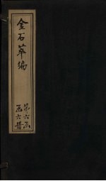 金石萃编 卷100-102