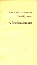 A PROBLEM SEMINAR