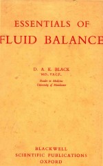 ESSENTIALS OF FLUID BALANCE