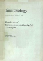 HANDBOOK OF IMMUNOPRECIPITATION IN GEL TECHNIQUES