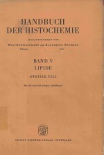 HANDBUCH DER HISTOCHEMIE BAND V LIPIDE