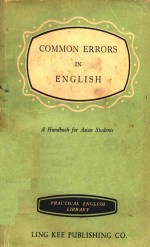 COMMON ERRORS IN ENGLISH