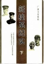 广西文史资料 第31辑 新桂系纪实 下集