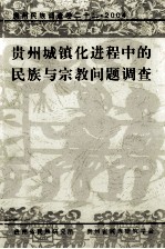 贵州民族调查卷  22  2004  贵州城镇化进程中的民族与宗教问题调查