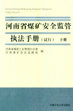 河南省煤矿安全监管执法手册  试行  下