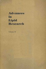 ADVANCES IN LIPID RESEARCH VOLUME 10