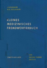 KLEINES MEDIZINISCHES FREMDWORTERBUCH