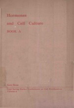 HORMONES AND CELL CULTURE BOOK A