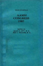 PROCEEDINGS AAMIS CONGRESS 1987