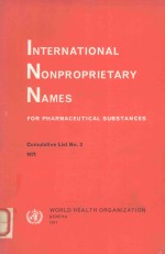 CUMULATIVE LIST OF PROPOSED INTERNATIONAL NONPROPRIETARY NAMES FOR PHARMACEUTICAL SUBSTANCES