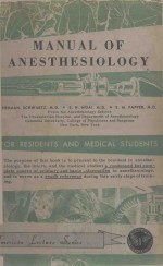 MANUAL OF ANESTHESIOLOGY FOR REIDENTS AND MEDICAL STUDENTS