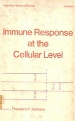 IMMUNE RESPONSE AT THE CELLULAR LEVEL