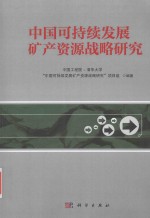 中国可持续发展矿产资源战略研究