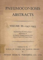 PNEUMOCONIOSIS ABSTRACTS VOLUME III