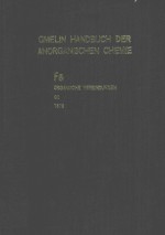 GMELIN HANDBUCH DER ANORGANISCHEN CHEMIE EISEN ORGANISCHE VERBINDUNGEN TEIL B