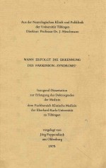 WANN ERFOLGT DIE ERKENNUNG DES PARKINSON SYNDROMS