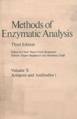 METHODS OF ENZYMATIC ANALYSIS THRID EDITION VOLUME X