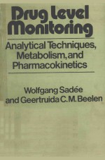 DRUG LEVEL MONTIORING ANALYTICAL TECHNIQUES METABOLISM AND PHARMACOKINETICS