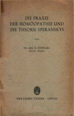 DIE PRAXIS DER HOMOOPATHIE UND DIE THEORIE SPERANSKYS