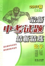 武汉市最新中考试题精析精练 数学