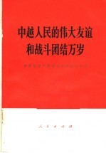 中越人民的伟大友谊和战斗团结万岁 中国党政代表团访问越南文件集