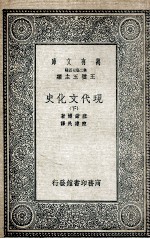 现代文化史 下