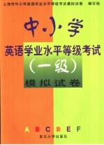 中小学英语学业水平等级考试模拟试卷