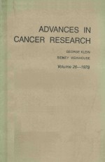 ADVAMCES IN CANCER RESERACH VOLUME 26