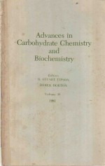 ADVANCES IN CARBOHYDRATE CHEMISTRY AND BIOCHEMISTRY VOLUME 38